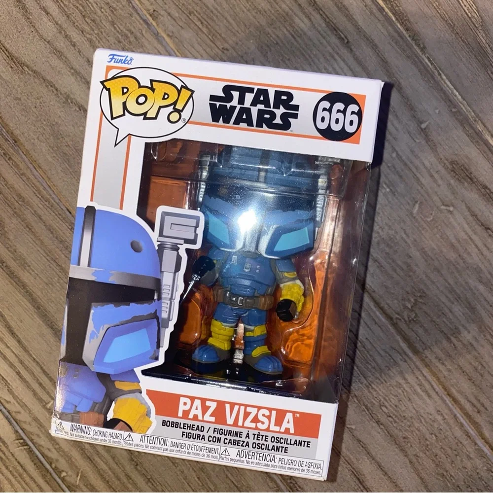 Star Wars: The Mandalorian: Paz Vizsla Funko Pop! Vinyl Figure #666 new - Picture 3 of 10